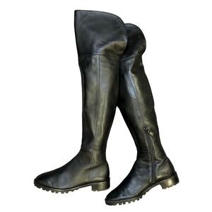 Stuart Weitzman Over the Knee Leather Boots S1730 Size 8‎